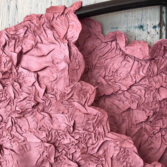 Dusty rose colored stretch top - Picture 3 of 5